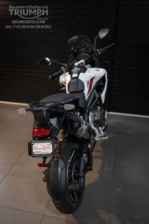 2026 Triumph Tiger 1200 Rally Pro Desert Edition in Crystal White, photo 10 of 10