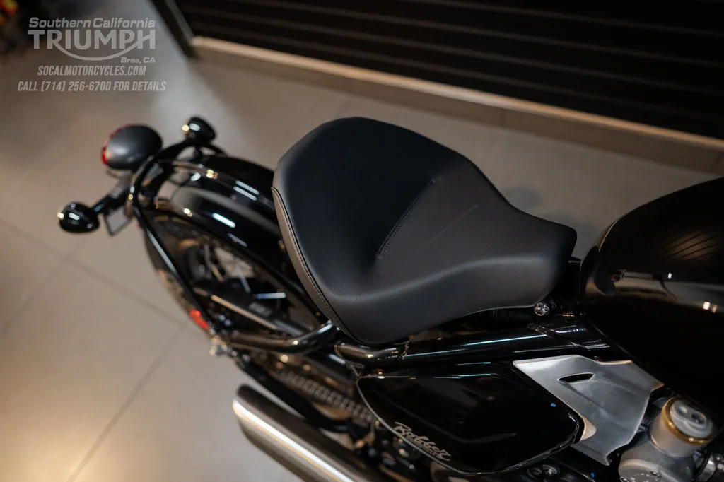 2026 Triumph Bonneville Bobber in Jet Black, photo 3 of 9