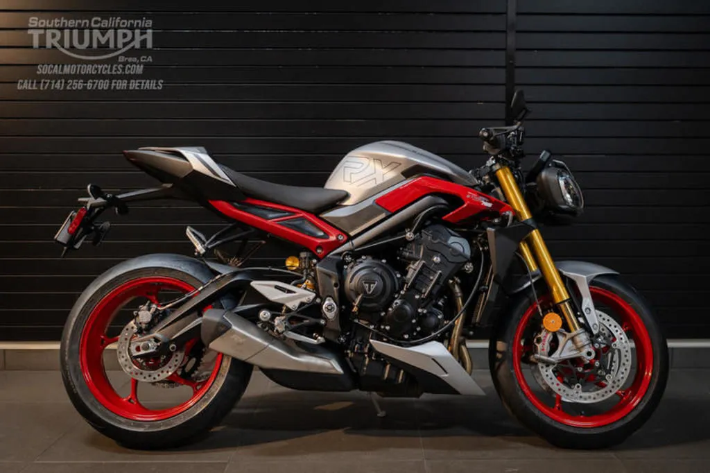 2026 Triumph Street Triple 765 RX in Matte Aluminum, photo 1 of 9