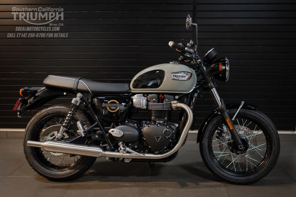 2026 Triumph Bonneville T100 in Stone Grey, photo 1 of 10