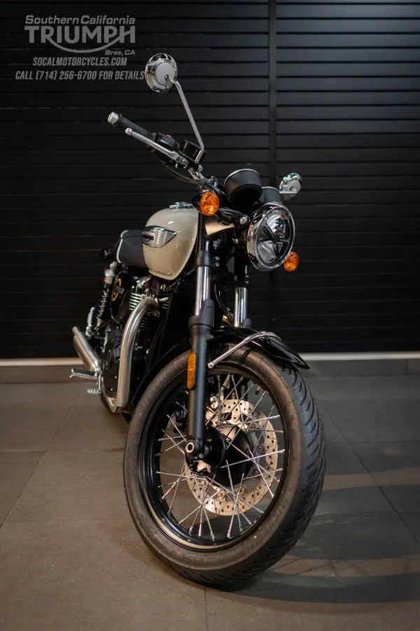 2026 Triumph Bonneville T100 in Stone Grey, photo 6 of 10