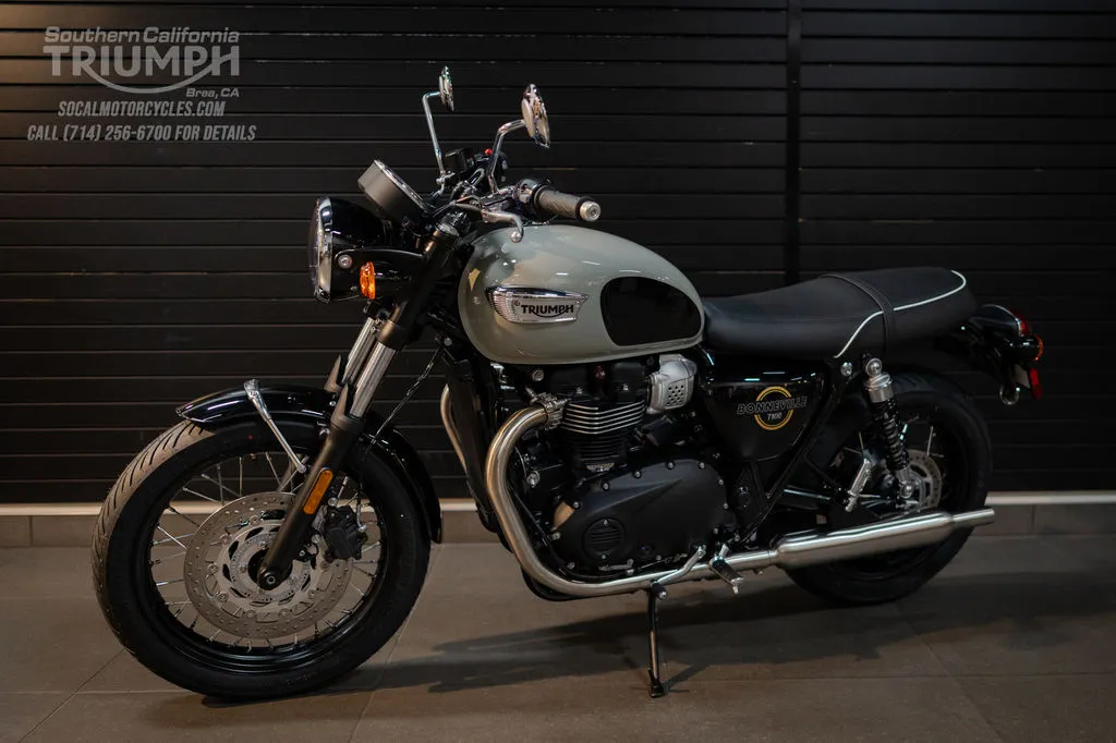 2026 Triumph Bonneville T100 in Stone Grey, photo 7 of 10
