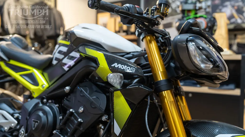2026 Triumph Street Triple 765 Moto2 Edition in Mineral Grey / Crystal White, photo 2 of 8
