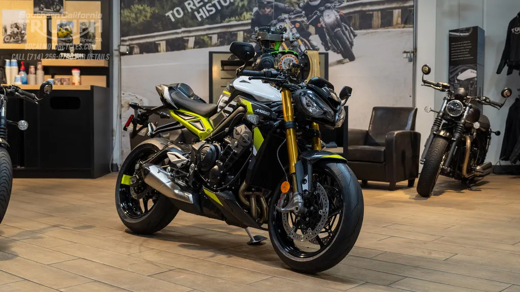 2026 Triumph Street Triple 765 Moto2 Edition in Mineral Grey / Crystal White, photo 3 of 8