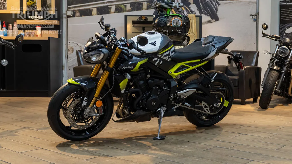 2026 Triumph Street Triple 765 Moto2 Edition in Mineral Grey / Crystal White, photo 5 of 8