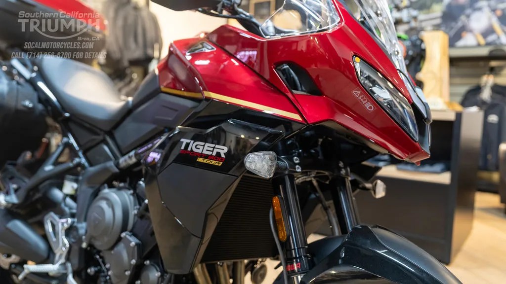 2026 Triumph Tiger Sport 800 Tour in Carnival Red, photo 2 of 8