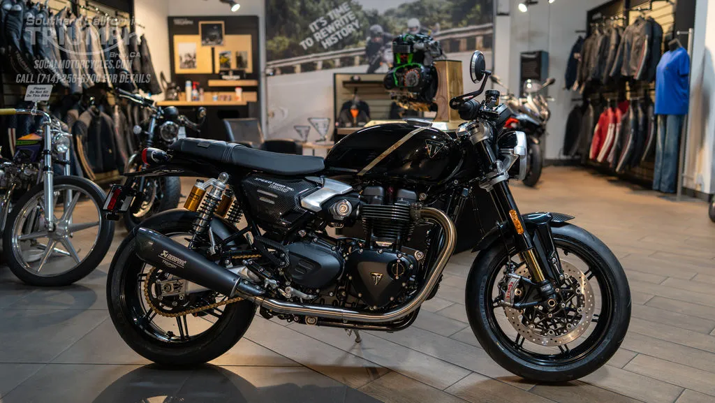 2027 Triumph Speed Twin 1200 TFC in Obsidian Gold, photo 1 of 12