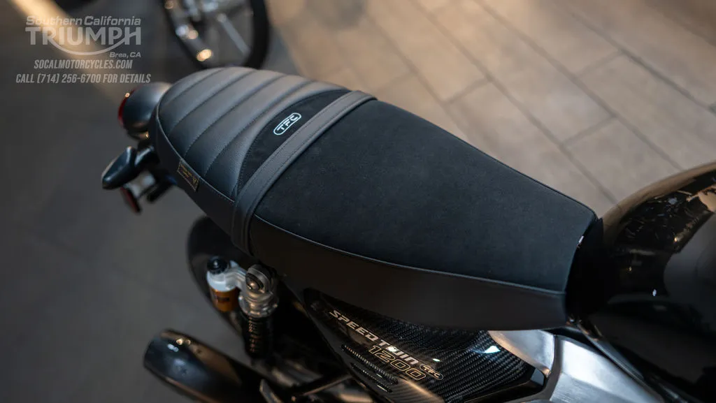 2027 Triumph Speed Twin 1200 TFC in Obsidian Gold, photo 4 of 12