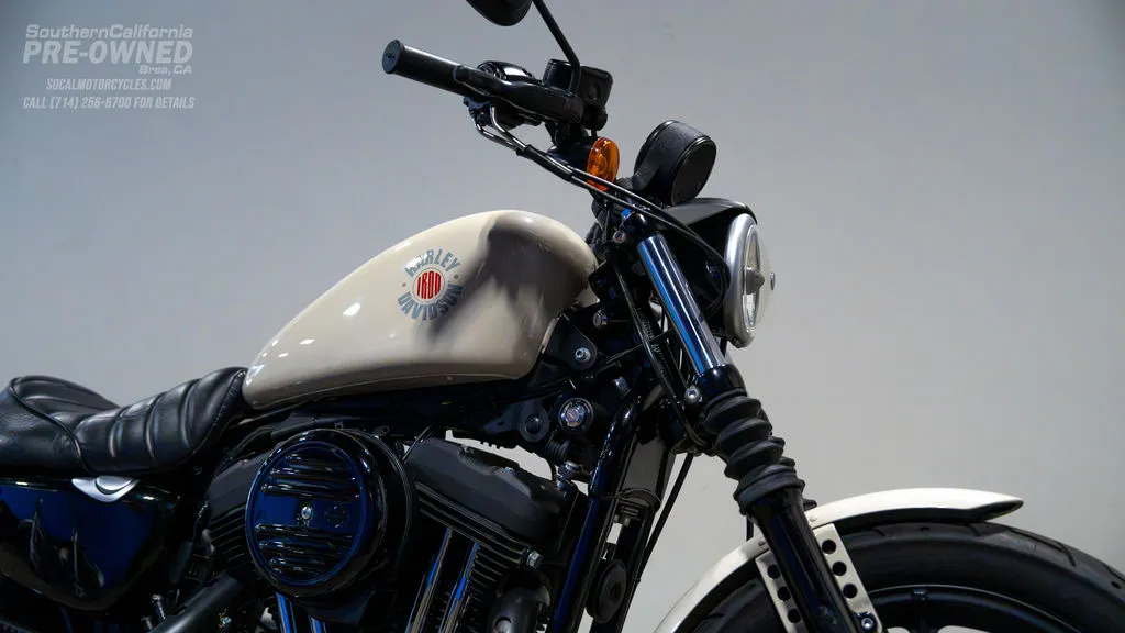 2022 Harley-Davidson Iron 883 in White Sand Pearl, photo 2 of 8