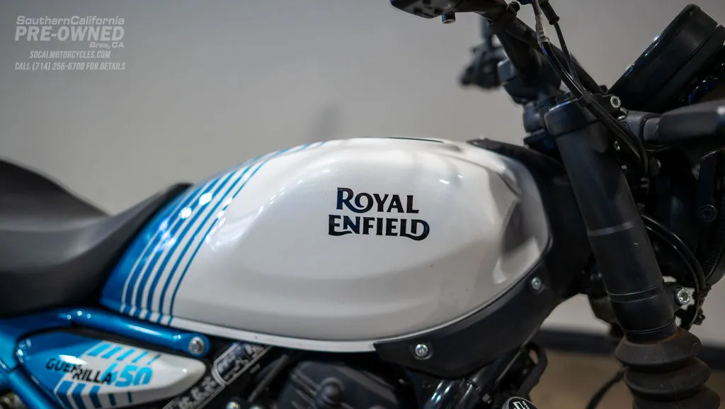 2026 Royal Enfield Guerrilla 450 in Brava Blue, photo 2 of 9