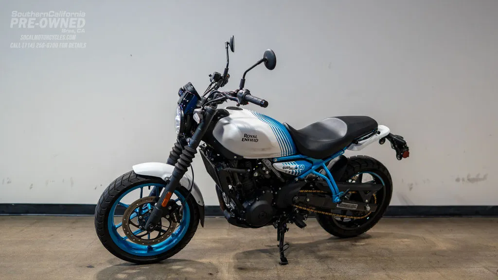 2026 Royal Enfield Guerrilla 450 in Brava Blue, photo 6 of 9