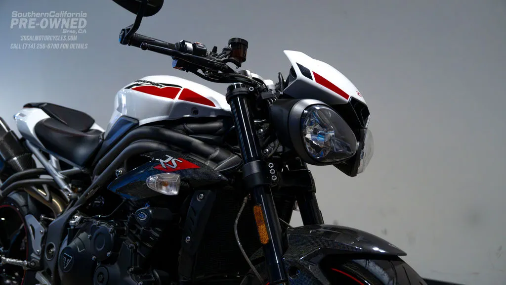 2020 Triumph Speed Triple RS in Crystal White, photo 2 of 8