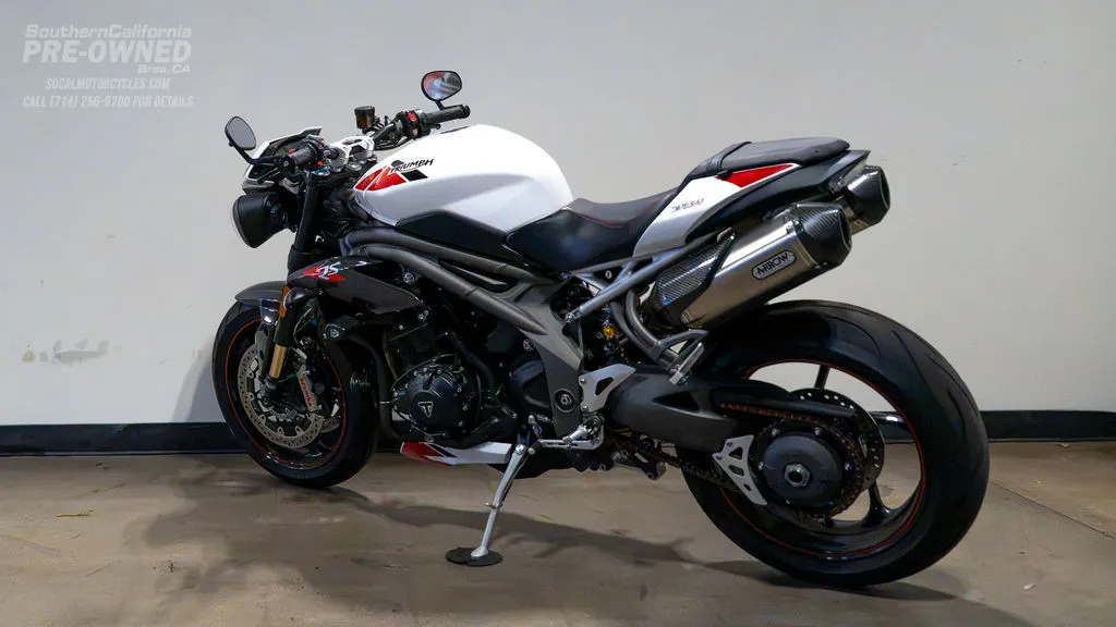 2020 Triumph Speed Triple RS in Crystal White, photo 7 of 8